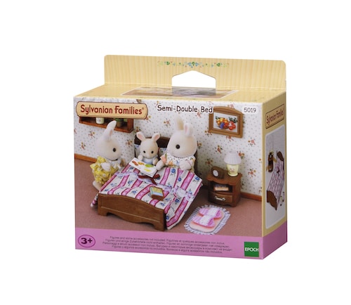 Sylvanian Families Leveä sänky -leikkisetti 1 Sylvanian Families Leveä sänky -leikkisetti
