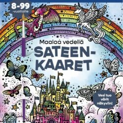 Oppi&Ilo Maalaa vedellä Sateenkaaret puuhakirja