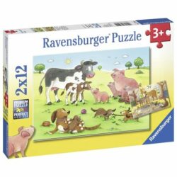Ravensburger Maatila palapeli 2 x 12 palaa