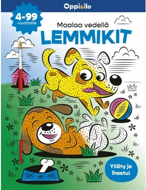 Oppi&Ilo Maalaa vedellä Lemmikit - puuhakirja 1 Oppi&Ilo Maalaa vedellä Lemmikit - puuhakirja