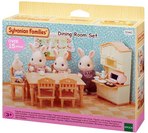 Sylvanian Families Maalasistalon ruokailuhuone 1 Sylvanian Families Maalasistalon ruokailuhuone