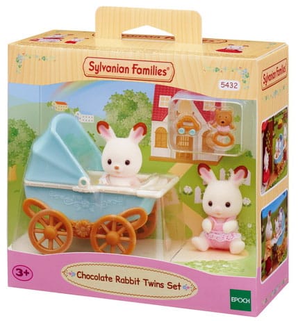 Sylvanian Families Suklaapupukaksoset -setti 1 Sylvanian Families Suklaapupukaksoset -setti