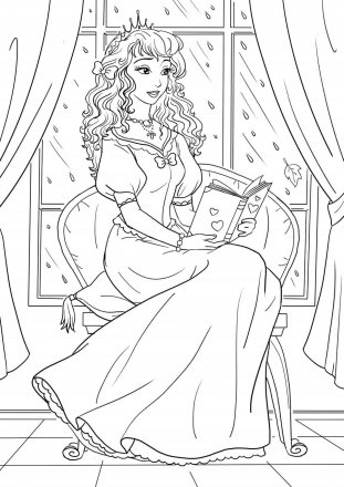 Jääprinsessan värityskirja 2 Jääprinsessan värityskirja - Image 2