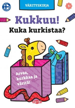 Kukkuu, kuka kurkistaa? Värityskirja 1 Kukkuu, kuka kurkistaa? Värityskirja