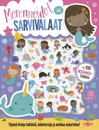 Merenneidot ja sarvivalaat -puuhakirja 1 Merenneidot ja sarvivalaat -puuhakirja