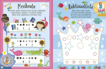 Merenneidot ja sarvivalaat -puuhakirja 2 Merenneidot ja sarvivalaat -puuhakirja - Image 2