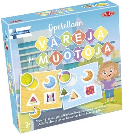 Opetellaan värejä ja muotoja 1 Opetellaan värejä ja muotoja