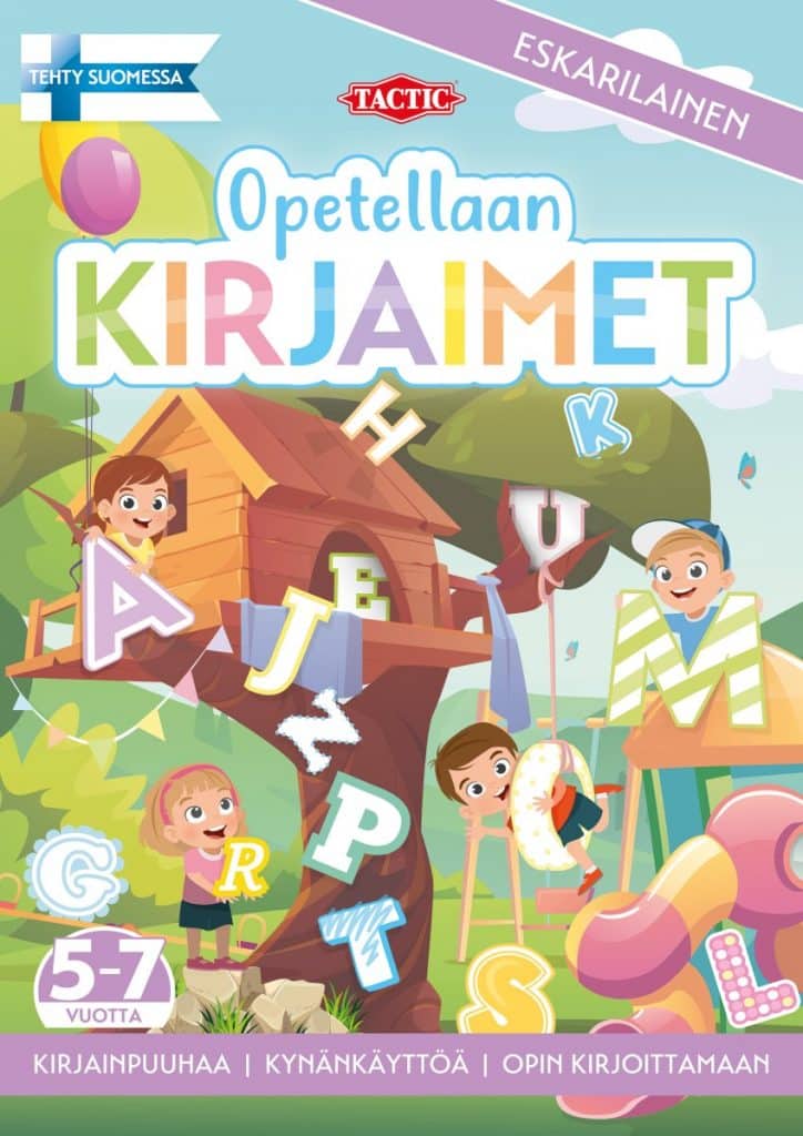 Opetellaan kirjaimet tehtäväkirja 1 Opetellaan kirjaimet tehtäväkirja