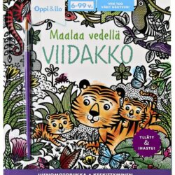 Oppi&Ilo Maalaa vedellä Viidakko puuhakirja