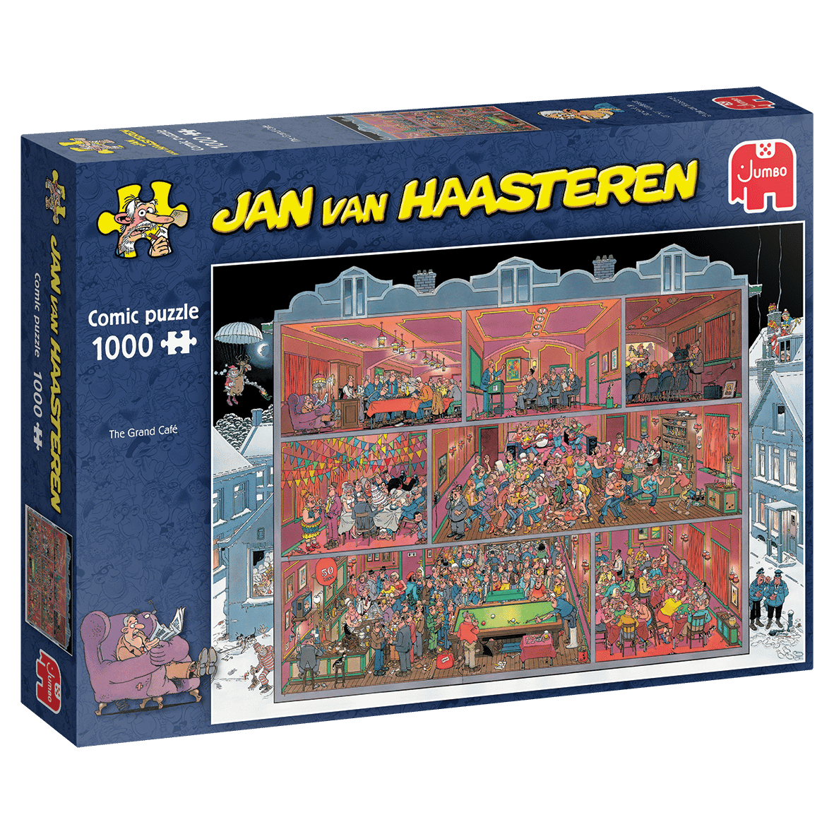 Jan Van Haasteren Comic puzzle The Grand Cafe 1000 palaa 1 Jan Van Haasteren Comic puzzle The Grand Cafe 1000 palaa