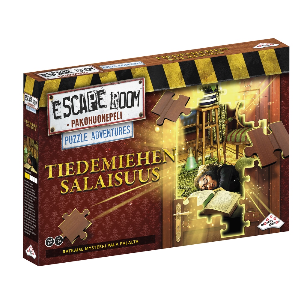 Escape Room -pakohuonepeli Puzzle Adventures Tiedemiehen salaisuus 1 Escape Room -pakohuonepeli Puzzle Adventures Tiedemiehen salaisuus