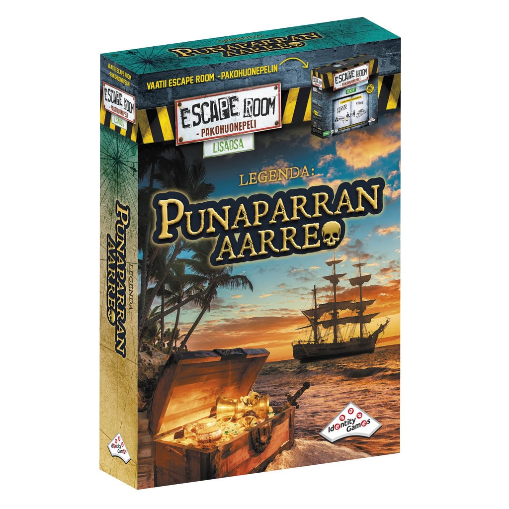 Escape Room Pakohuonepelin lisäosa Punaparran aarre 1 Escape Room Pakohuonepelin lisäosa Punaparran aarre