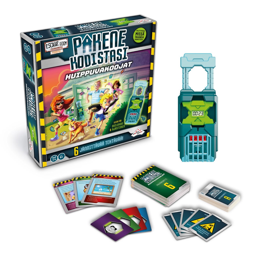 Escape Room Pakene kodistasi -pakohuonepeli Huippuvakoojat 1 Escape Room Pakene kodistasi -pakohuonepeli Huippuvakoojat