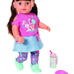 Baby born sisters. Interaktiivinen Baby born -nukke on jokaisen lapsen lahjatoive. Nukkea voi kylvettää, juottaa ja syöttää.