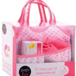 Baby Rose vaippakassi tarvikkeineen