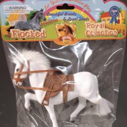 Nukkahevonen 20 cm, valkoinen