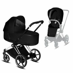 Cybex ePriam Sähköavusteiset yhdistelmävaunut, sepia Black