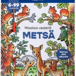 Oppi&Ilo Maalaa vedellä Metsä puuhakirja