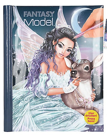 TopModel Fantasy Model Iceprincess -suunnittelukirja valolla ja musiikilla 1 TopModel Fantasy Model Iceprincess -suunnittelukirja valolla ja musiikilla