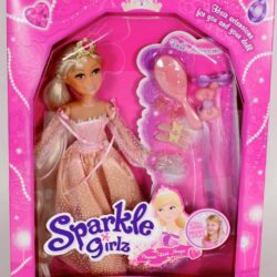 Sparkle Girlz Hair Magic Prinsessanukke