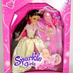 Sparkle Girlz Hair Magic Prinsessanukke