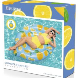 Bestway tuoksuva iso uimapatja sitruuna
