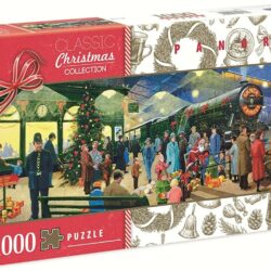 Clementoni Classic Christmas Collection "Santa express locomotive" Panorama -palapeli 1000 palaa