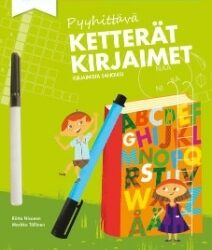 Oppi&Ilo Pyyhittävä Ketterät Kirjaimet -puuhakirja