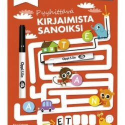 Oppi&Ilo Pyyhittävä kirjaimista sanoiksi puuhakirja