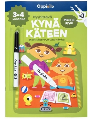 Oppi & Ilo Pyyhittävä Kynä käteen - puuhakirja 1 Oppi & Ilo Pyyhittävä Kynä käteen - puuhakirja