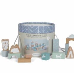 Little Dutch sininen palikkalaatikko