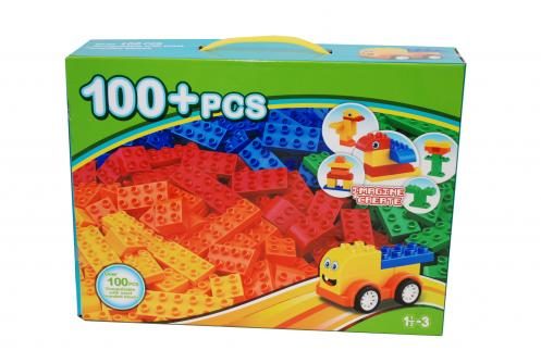 Jättimäärä Rakennuspalikoita 100 kpl 1 Jättimäärä Rakennuspalikoita 100 kpl