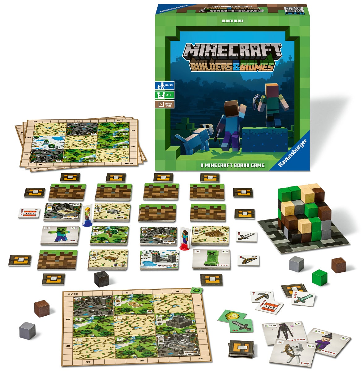 Ravensburger Minecraft Builders & Biomes -lautapeli 2 Ravensburger Minecraft Builders & Biomes -lautapeli - Image 2