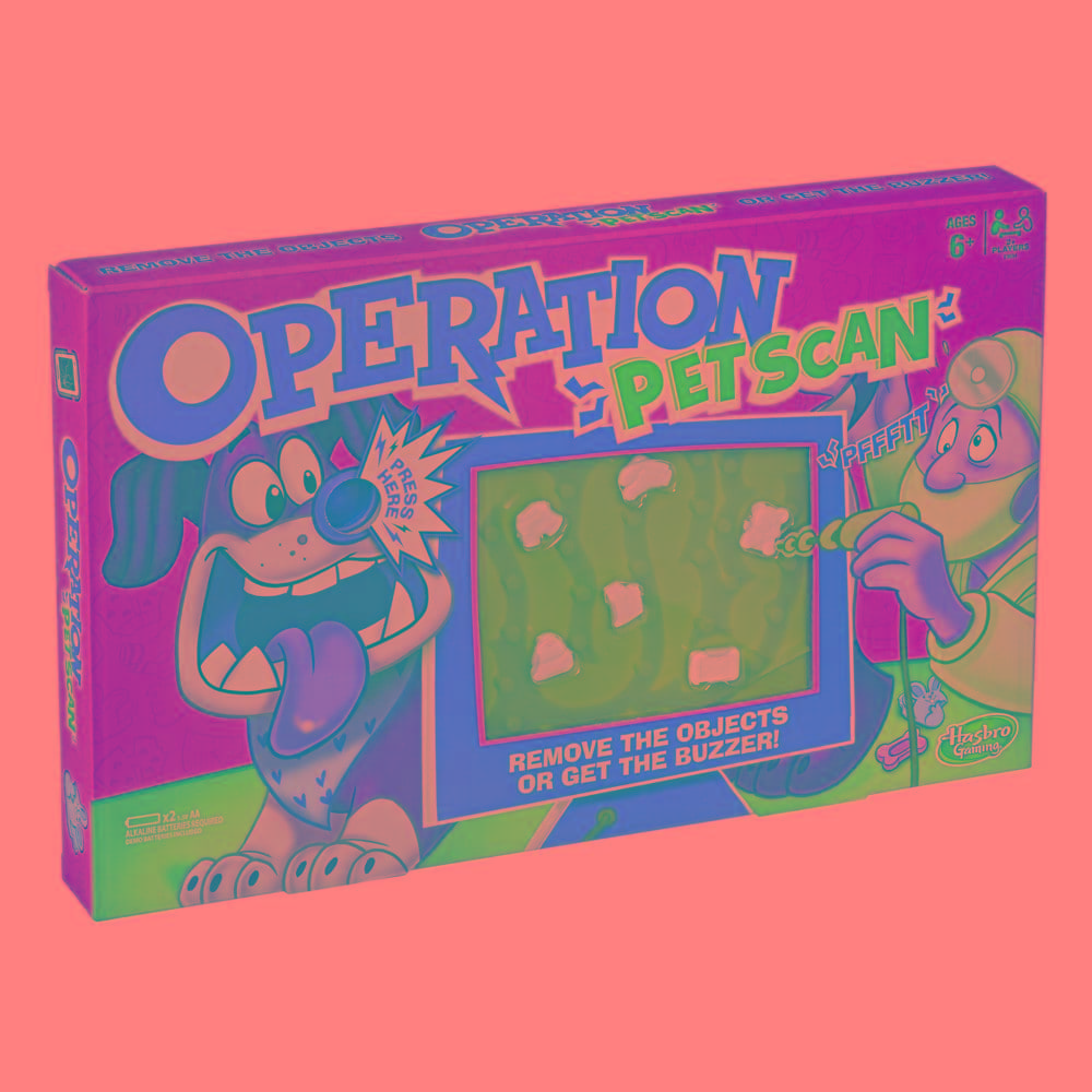 Operation Pet scan -lautapeli 1 Operation Pet scan -lautapeli