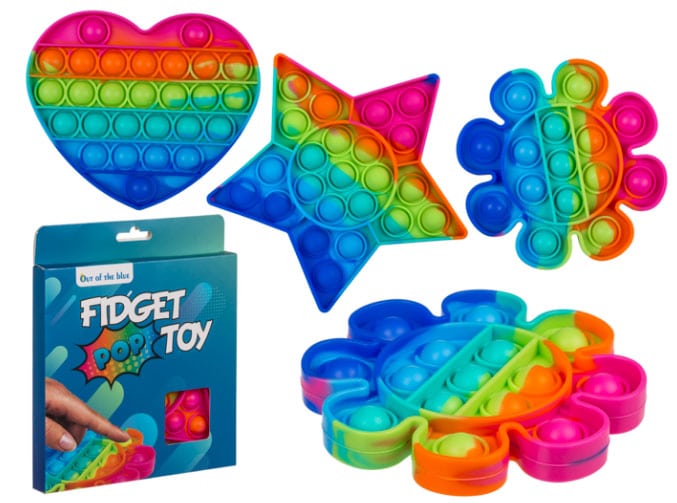 Fidget Pop Toy Pop It Rainbow -tähti 1 Fidget Pop Toy Pop It Rainbow -tähti