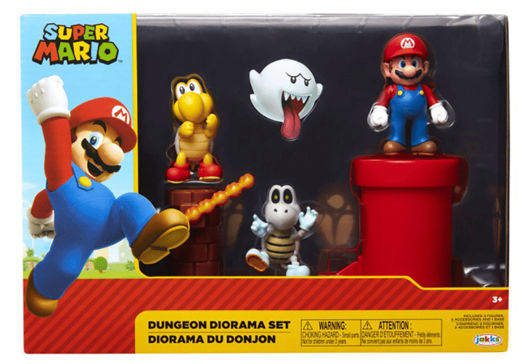 Super Mario leikkisetti Diorama tyrmässä 1 Super Mario leikkisetti Diorama tyrmässä