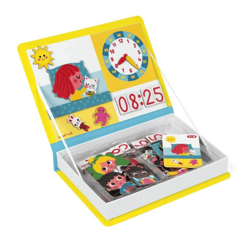 Janod Magneettikirja kellonajat 2 Janod Magneettikirja kellonajat - Image 2