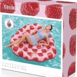 Bestway tuoksuva iso uimapatja vadelma