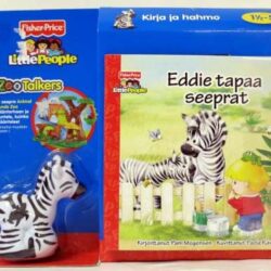 Fisher-Price kirja ja seepra