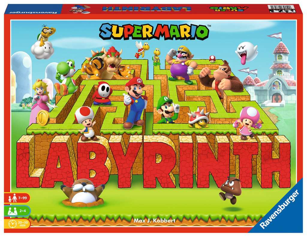 Super Mario Muuttuva labyrintti -lautapeli 1 Super Mario Muuttuva labyrintti -lautapeli