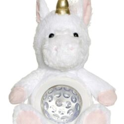 Teddykompaniet Teddy Lights yövalo yksisarvinen