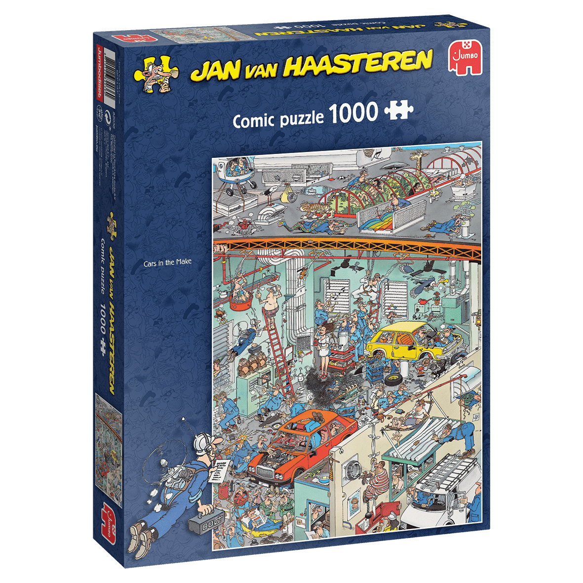 Jan Van Haasteren Comic puzzle Cars in the Make 1000 palaa 1 Jan Van Haasteren Comic puzzle Cars in the Make