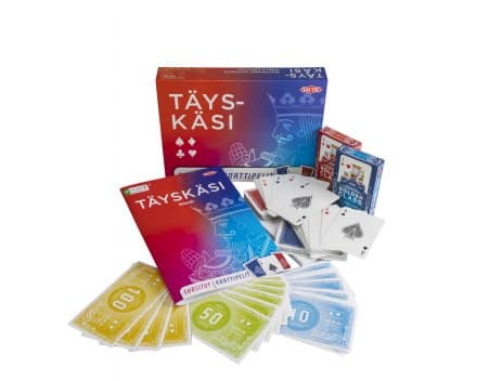 Täyskäsi -korttipelipaketti 5 täyskäsi korttipeli