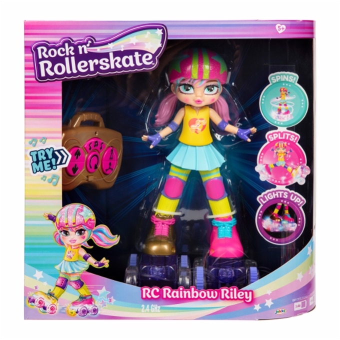 Rock N Rollerskate Rainbow Riley 1 Rock N Rollerskate Rainbow Riley