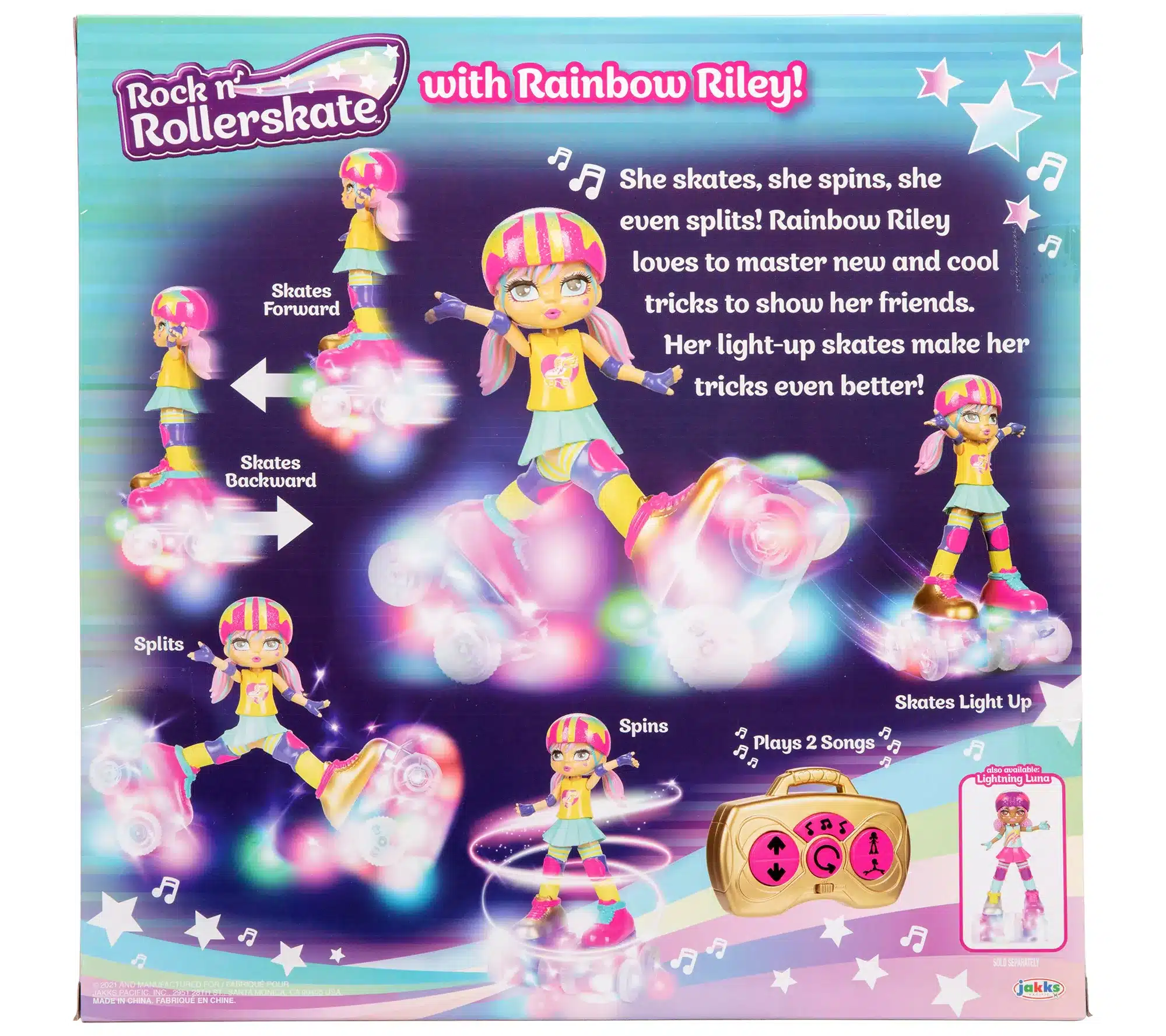 Rock N Rollerskate Rainbow Riley 6 Rock N Rollerskate Rainbow Riley
