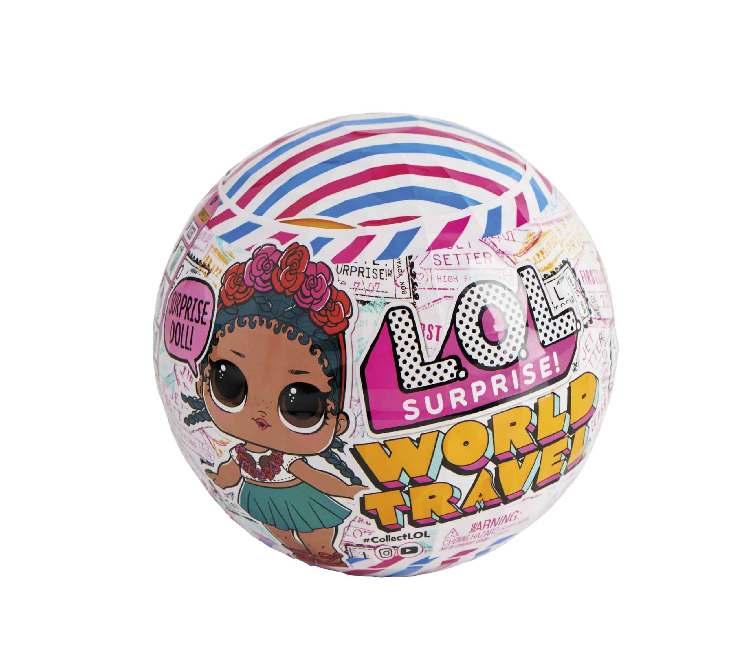 LOL Surprise World Travel Tots muotinukke 1 LOL Surprise World Travel Tots muotinukke