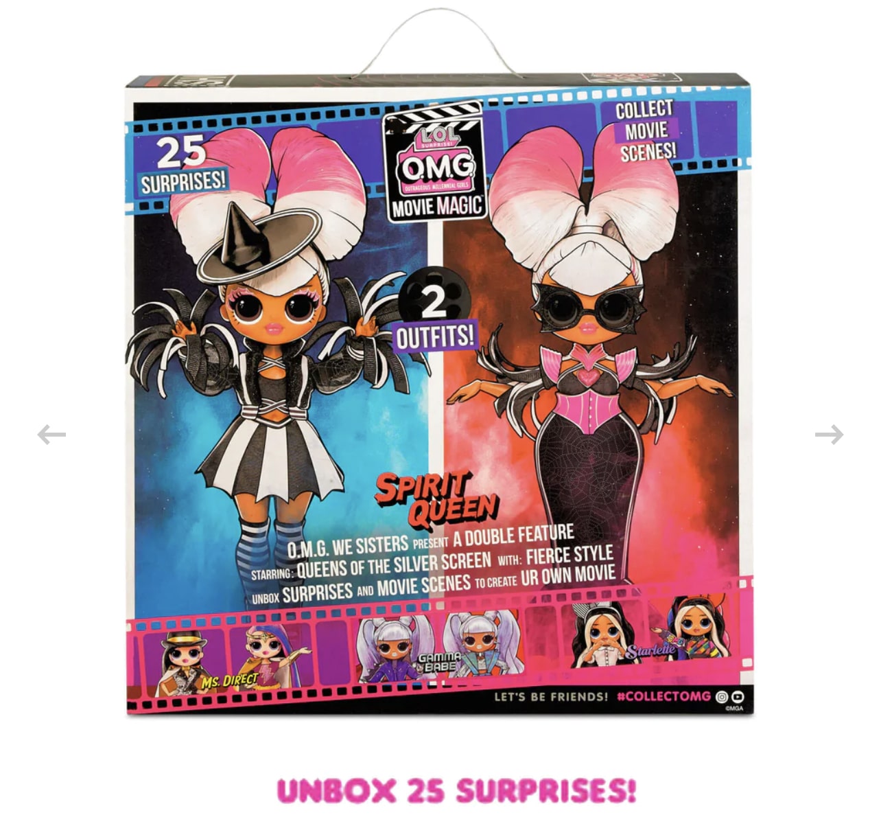 LOL Surprise O.M.G. Movie Magic muotinukke Spirit Queen 3 LOL Surprise O.M.G. Movie Magic muotinukke Spirit Queen