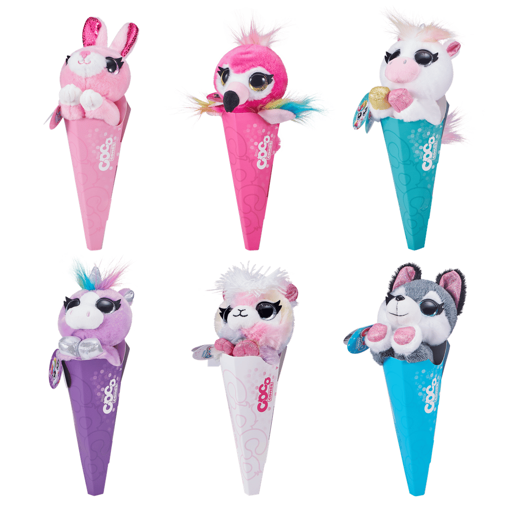 Coco Suprise Cones -pehmolelu tötterössä 1 Coco Cones -pehmolelu tötterössä