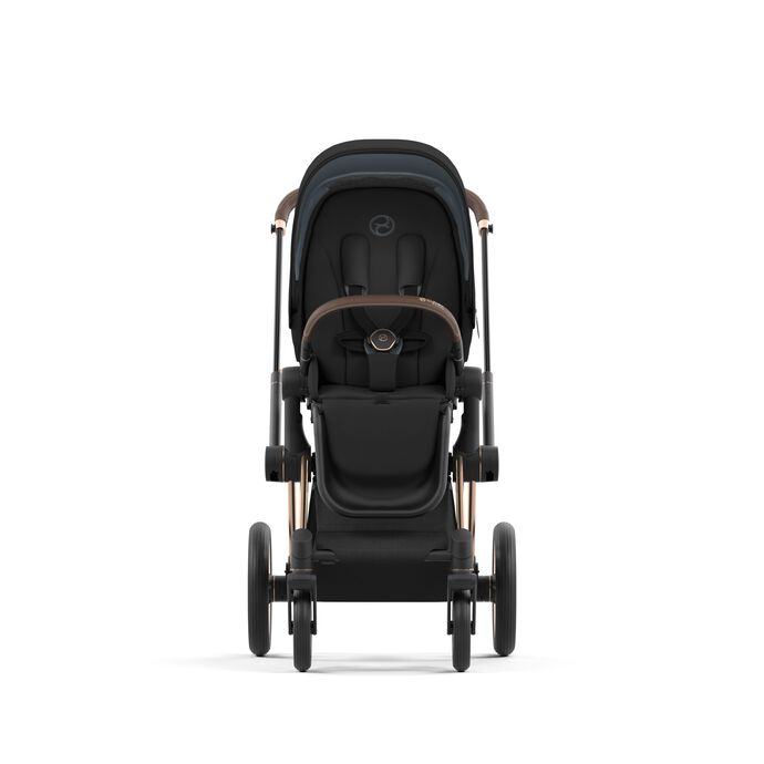 Cybex Priam 4 yhdistelmävaunut ruusukulta rungolla, Sepia Black 5 Cybex priam ruusukulta runko