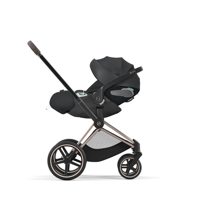 Cybex Priam 4 yhdistelmävaunut ruusukulta rungolla, Sepia Black 6 Cybex priam ruusukulta runko